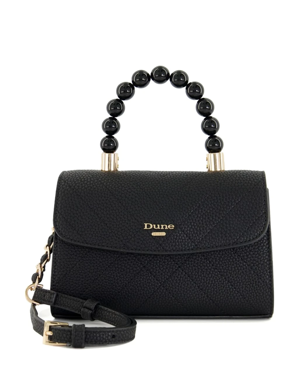 Dune London Faux Leather Quilted Mini Cross Body Bag 1 Dune London Faux Leather Quilted Mini Cross Body Bag