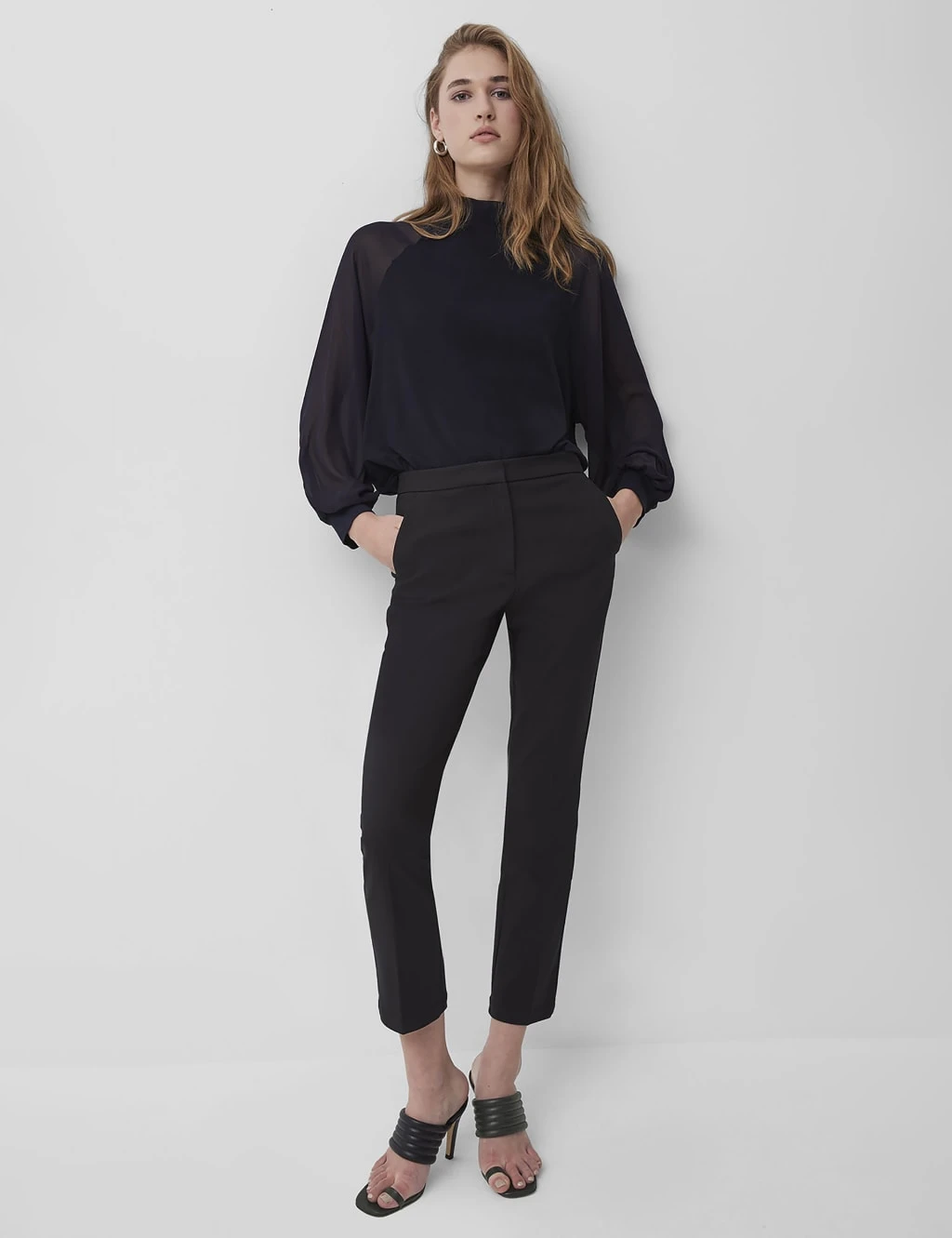 French Connection Blouson Sleeve Relaxed Long Sleeve Top 1 French Connection Blouson Sleeve Relaxed Long Sleeve Top