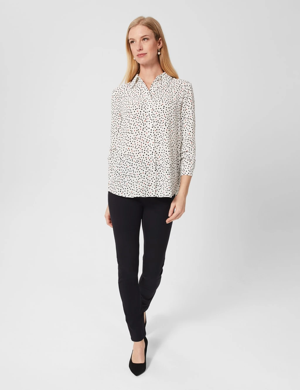 Polka Dot Collared Shirt 3 Polka Dot Collared Shirt - Image 3