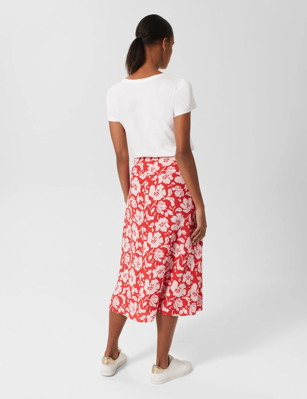 Floral Midi A-Line Skirt 3 Floral Midi A-Line Skirt - Image 3