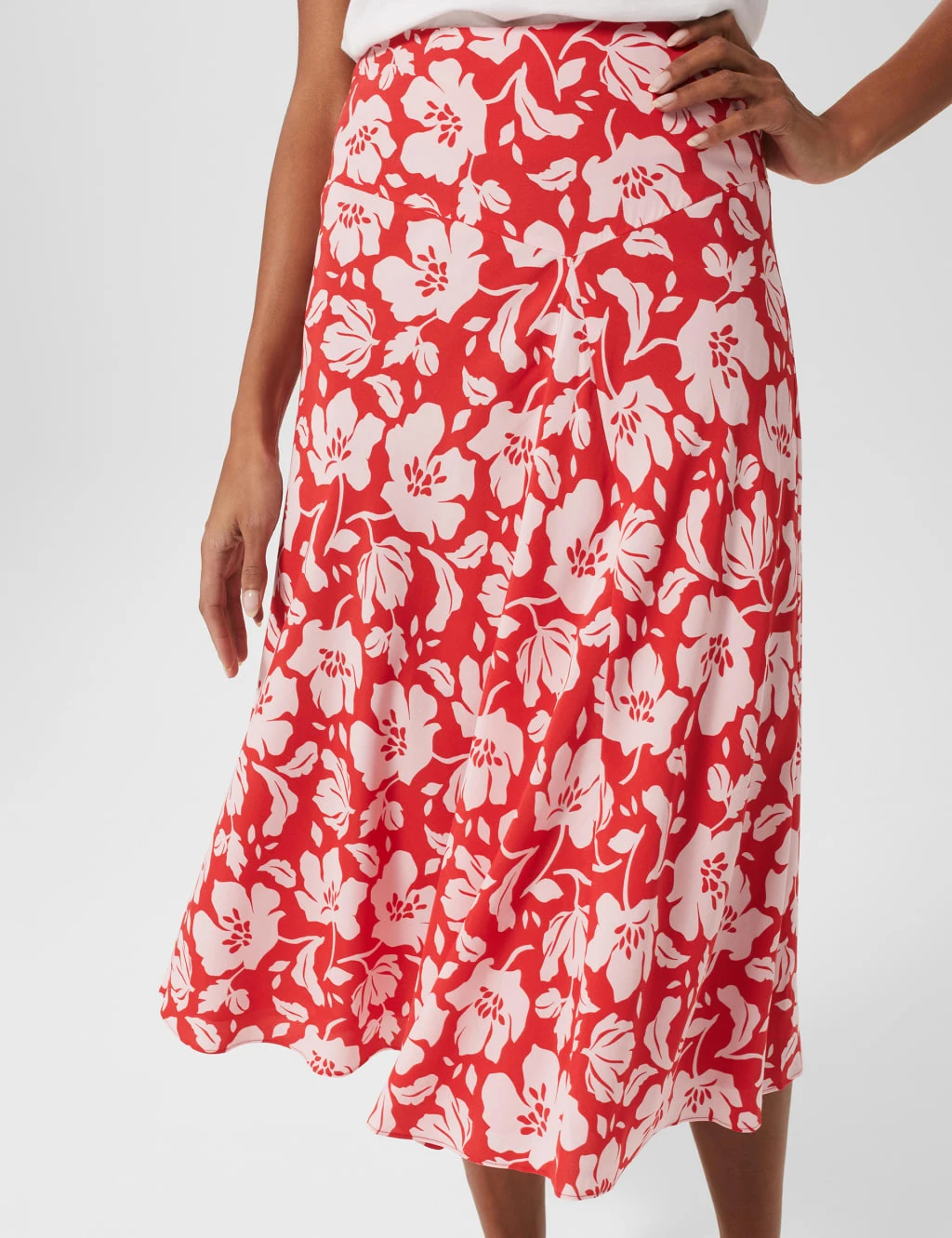 Floral Midi A-Line Skirt 4 Floral Midi A-Line Skirt - Image 4