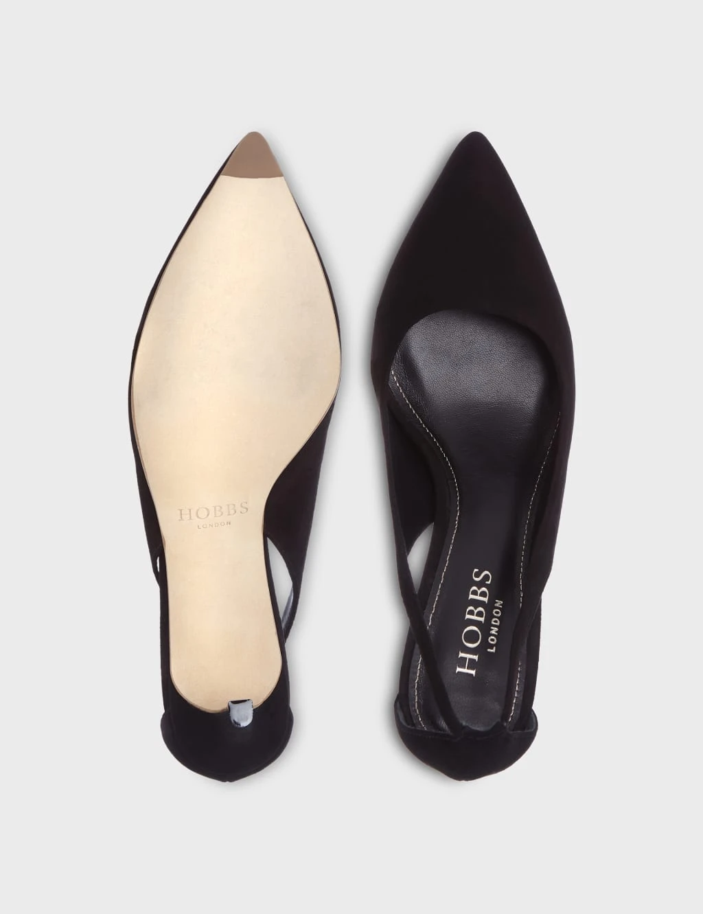 Suede Kitten Heel Pointed Court Shoes 5 Suede Kitten Heel Pointed Court Shoes - Image 5