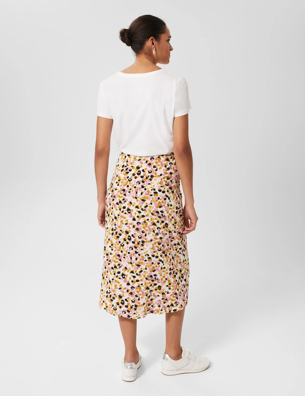 Printed Midi A-Line Skirt 3 Printed Midi A-Line Skirt - Image 3
