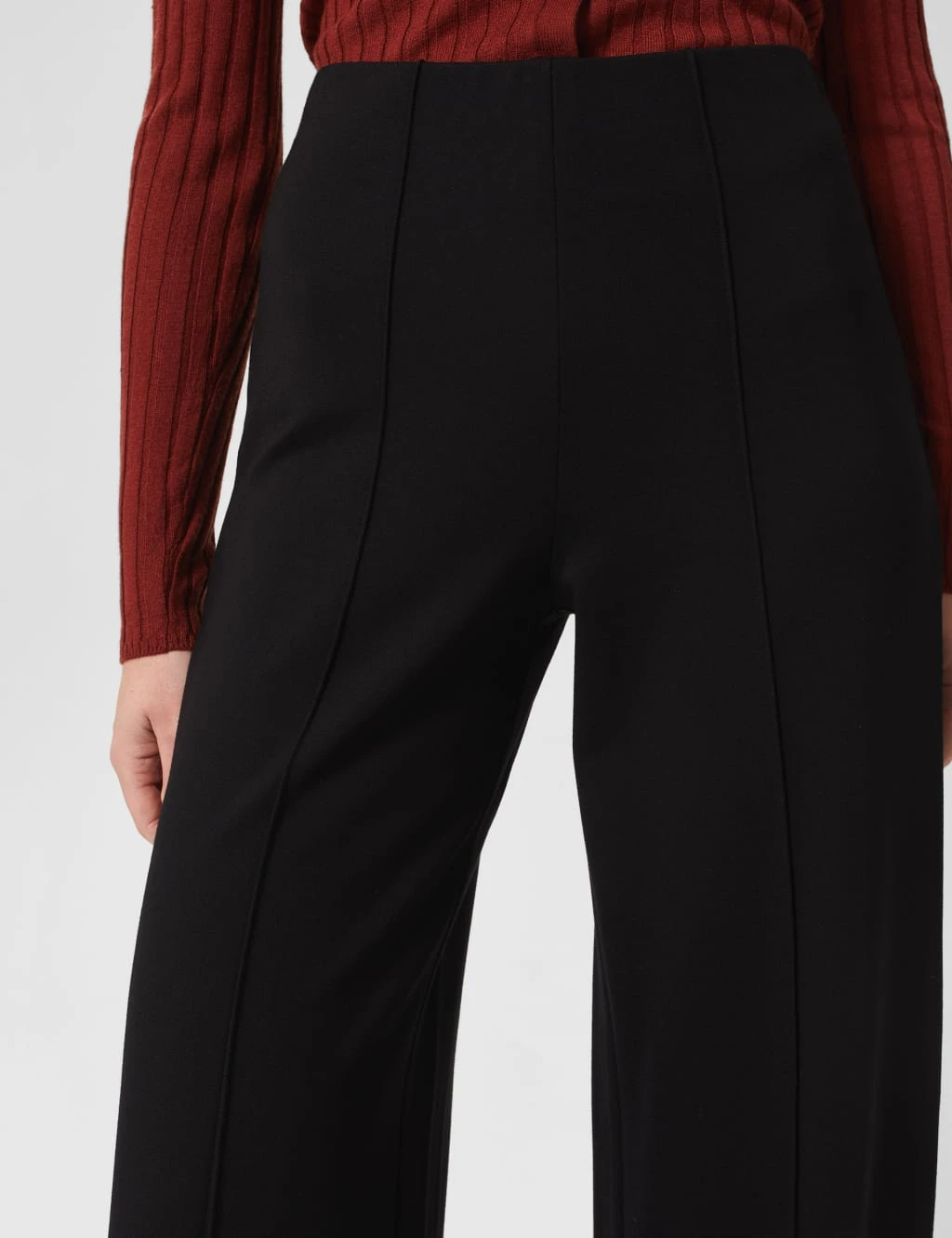 Seam Detail Wide Leg Trousers 3 Seam Detail Wide Leg Trousers - Image 3
