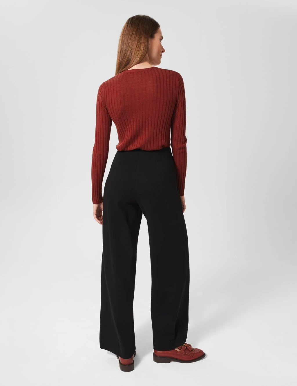 Seam Detail Wide Leg Trousers 5 Seam Detail Wide Leg Trousers - Image 5