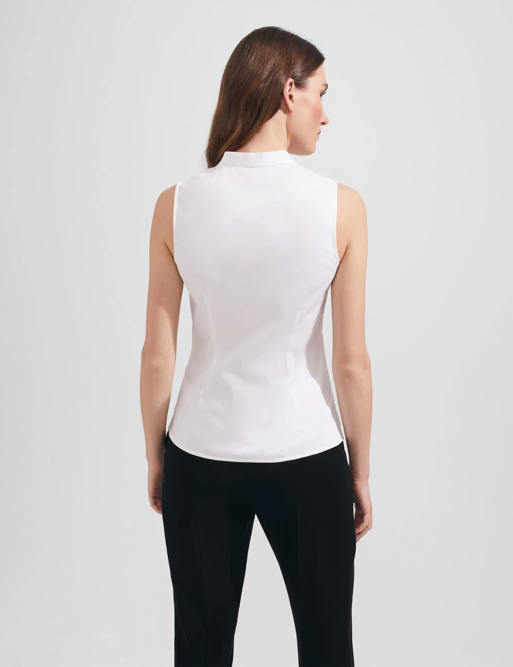 Cotton Rich High Neck Frill Detail Shirt 3 Cotton Rich High Neck Frill Detail Shirt - Image 3