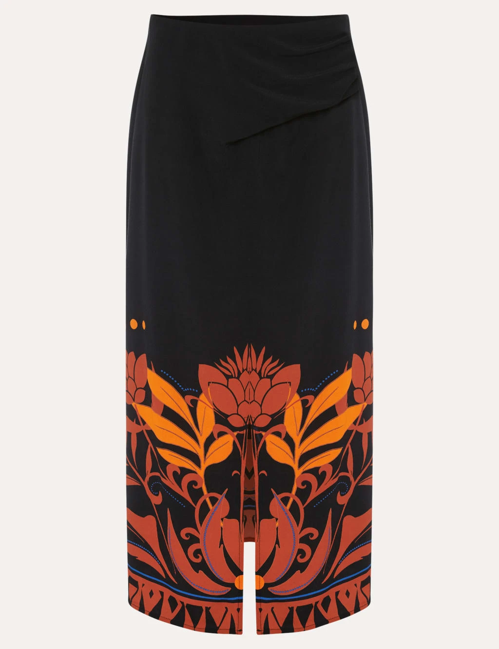 Printed Split Front Midi Pencil Skirt 2 Printed Split Front Midi Pencil Skirt - Image 2