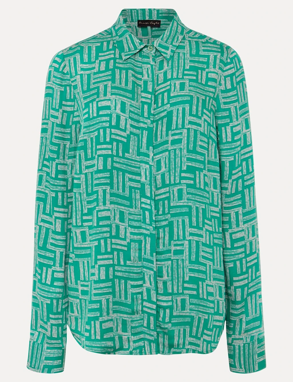 Printed Collared Button Through Blouse 2 Printed Collared Button Through Blouse - Image 2