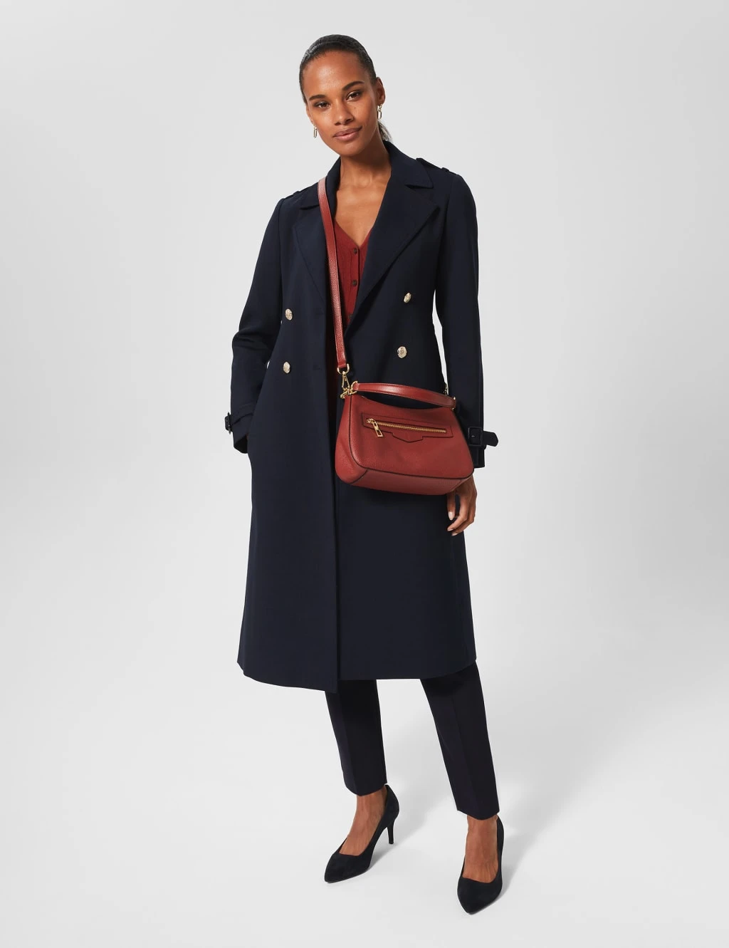 Leather Cross Body Shoulder Bag 4 Leather Cross Body Shoulder Bag - Image 4