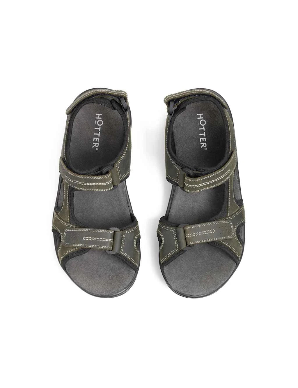 Lorenzo Nubuck Riptape Sandals 3 Lorenzo Nubuck Riptape Sandals - Image 3