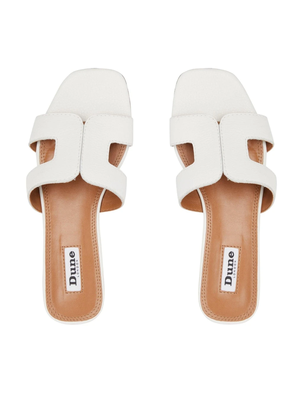 Dune London Leather Block Heel Sliders 3 Dune London Leather Block Heel Sliders - Image 3