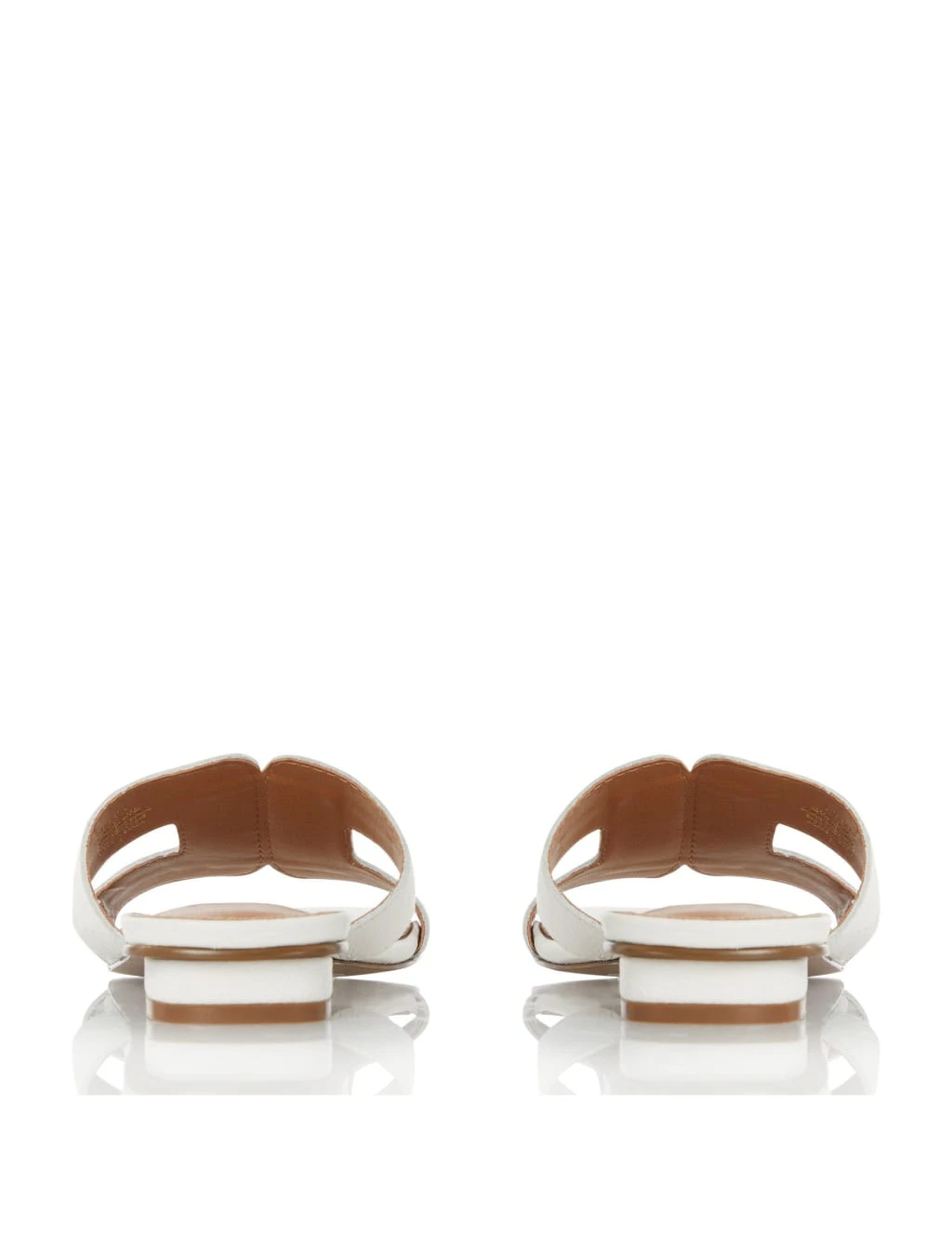 Dune London Leather Block Heel Sliders 4 Dune London Leather Block Heel Sliders - Image 4