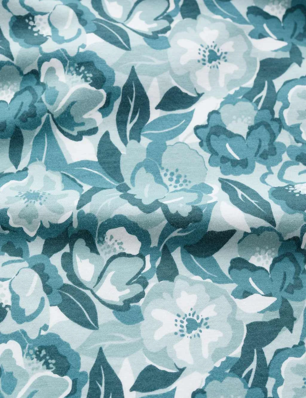 Cotton Blend Floral Frill Detail Top 5 Cotton Blend Floral Frill Detail Top - Image 5