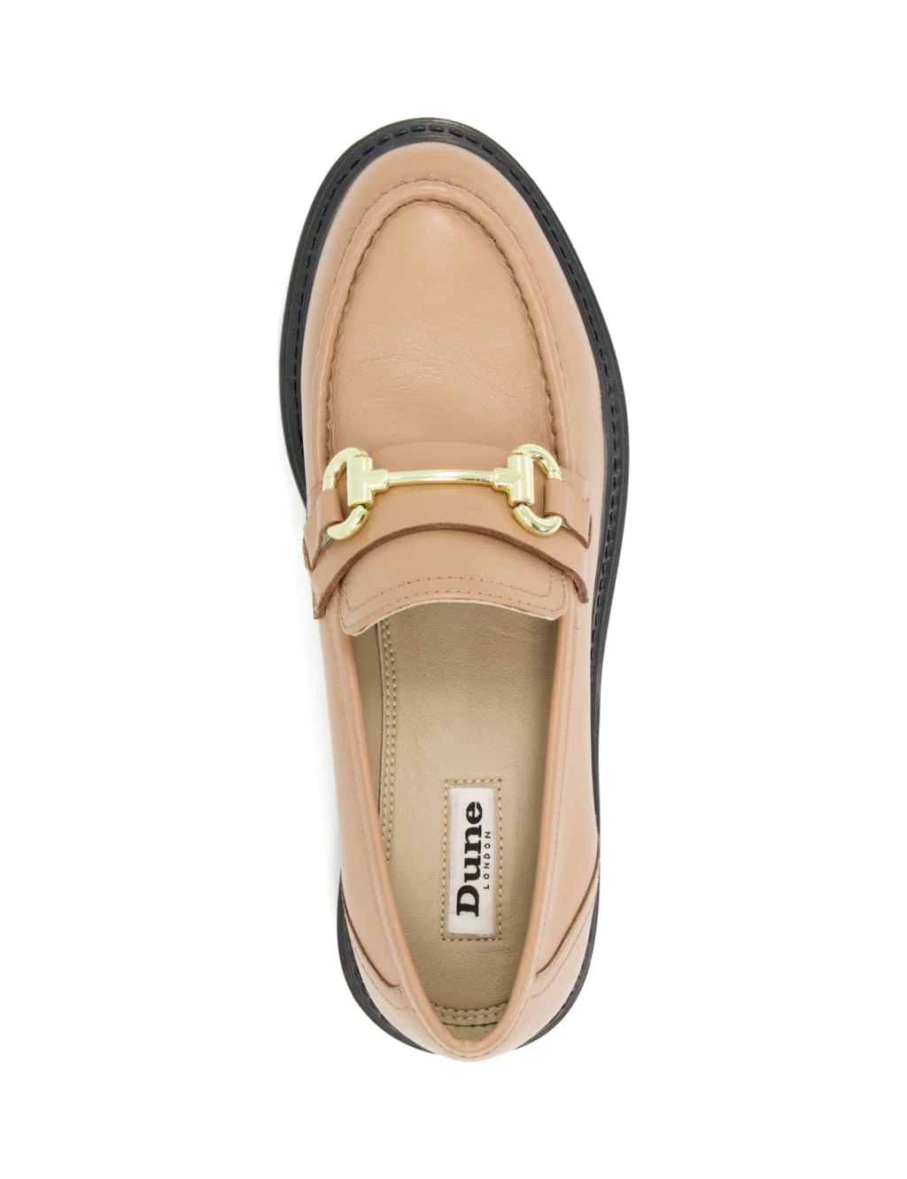 Dune London Leather Chunky Bar Flat Loafers 5 Dune London Leather Chunky Bar Flat Loafers - Image 5
