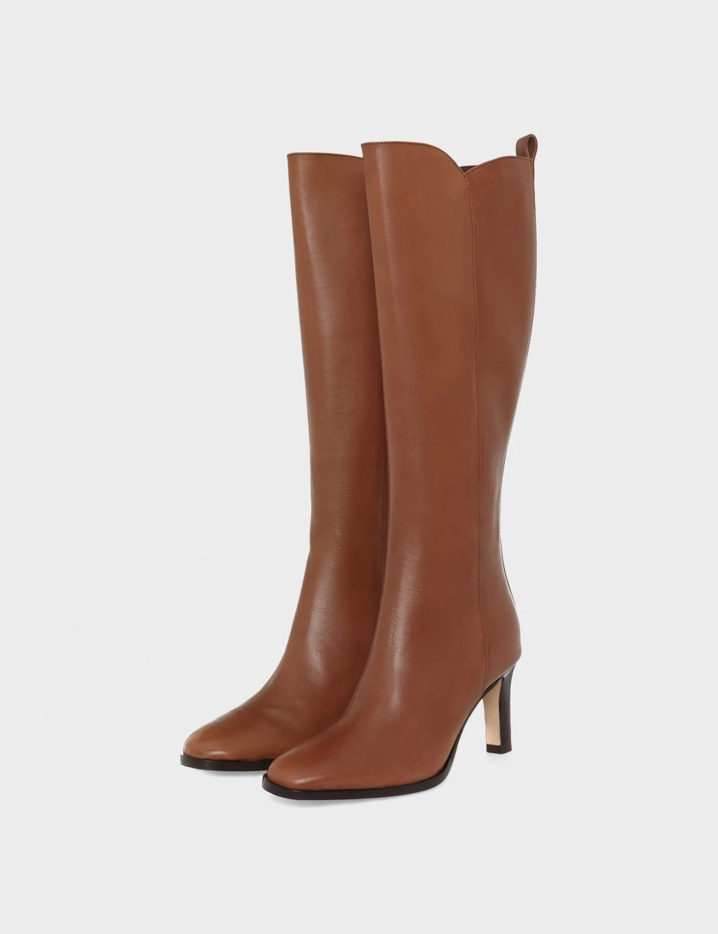 Leather Stiletto Heel Knee High Boots 2 Leather Stiletto Heel Knee High Boots - Image 2