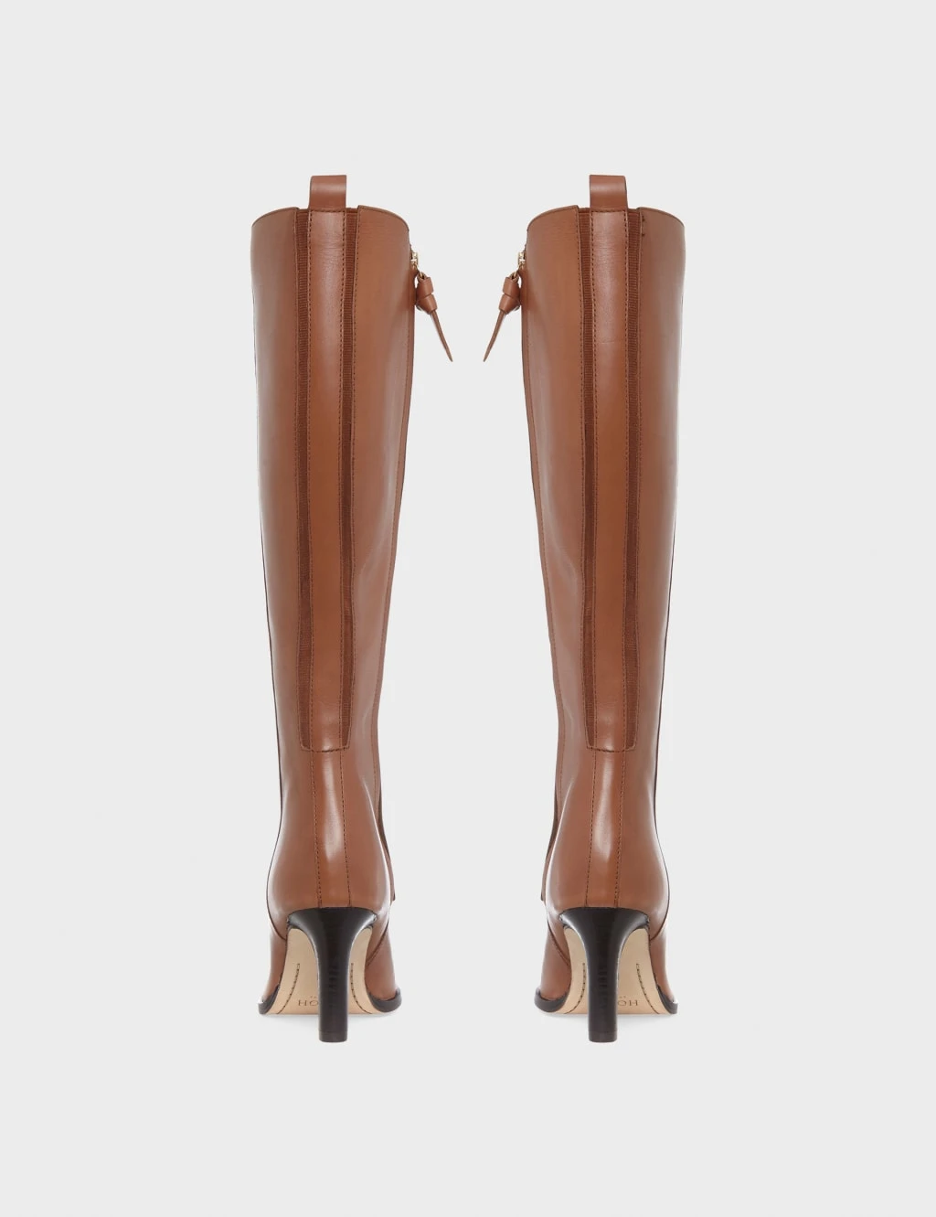 Leather Stiletto Heel Knee High Boots 3 Leather Stiletto Heel Knee High Boots - Image 3