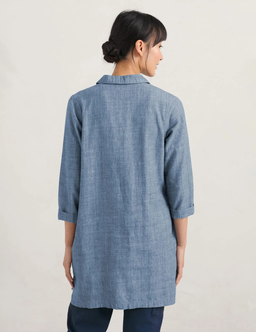 Organic Cotton Collared Tunic 4 Organic Cotton Collared Tunic - Image 4