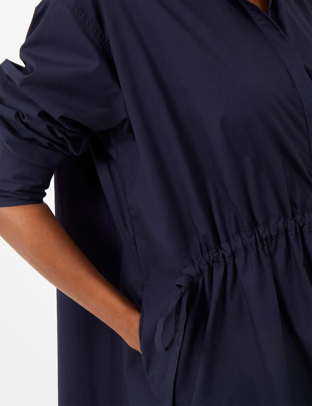 French Connection Pure Cotton Knee Length Shirt Dress 3 French Connection Pure Cotton Knee Length Shirt Dress - Image 3