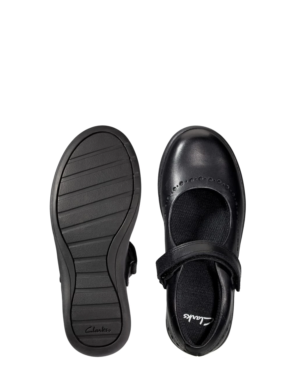 Clarks Kids' Leather Riptape School Shoes ( 10 Small - 13 Small) 5 Clarks Kids' Leather Riptape School Shoes ( 10 Small - 13 Small) - Image 5