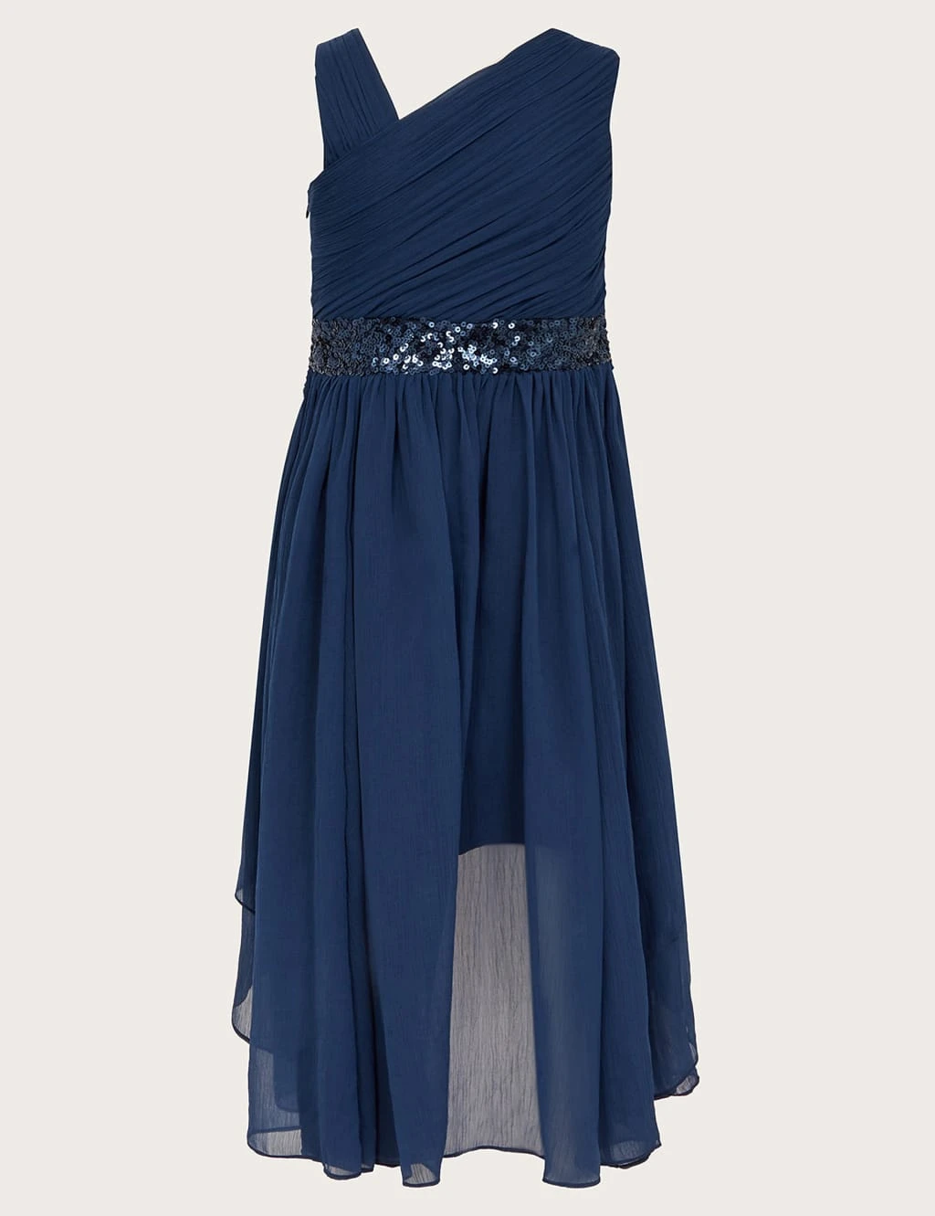 MONSOON Sequin Chiffon Occasion Dress (8-15 Yrs) 2 MONSOON Sequin Chiffon Occasion Dress (8-15 Yrs) - Image 2
