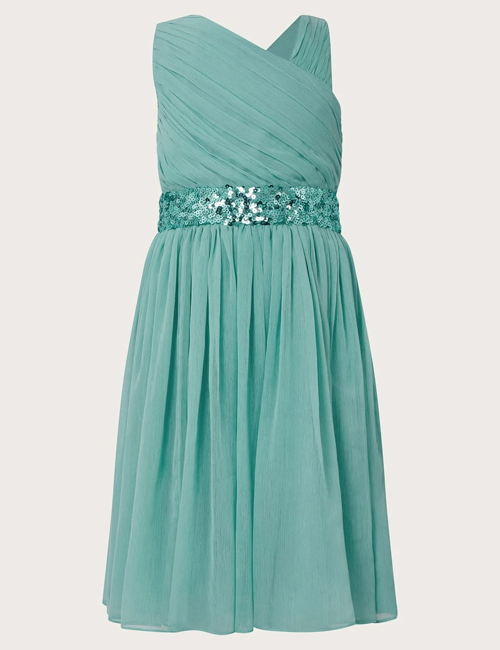 MONSOON Sequin Chiffon Occasion Dress (3-13 Yrs) 1 MONSOON Sequin Chiffon Occasion Dress (3-13 Yrs)