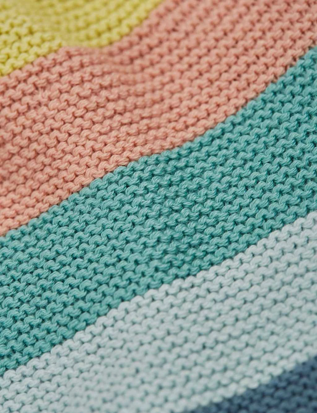 Frugi Organic Cotton Rainbow Hat (0-12 Mths) 3 Frugi Organic Cotton Rainbow Hat (0-12 Mths) - Image 3