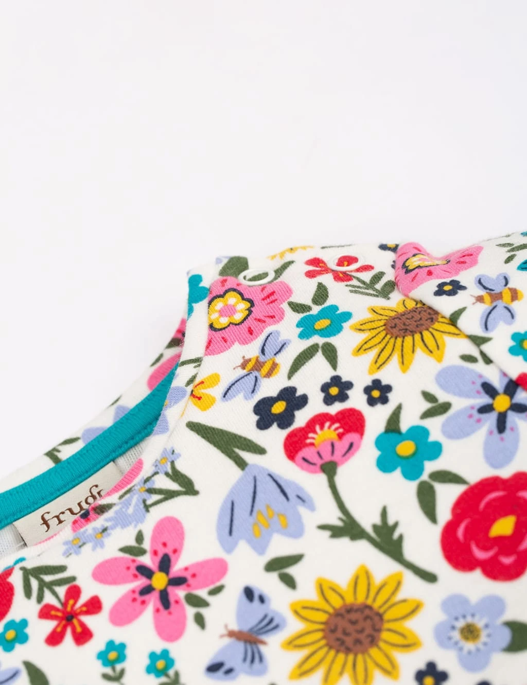 Frugi Organic Cotton Floral Dress (0-5 Yrs) 2 Frugi Organic Cotton Floral Dress (0-5 Yrs) - Image 2