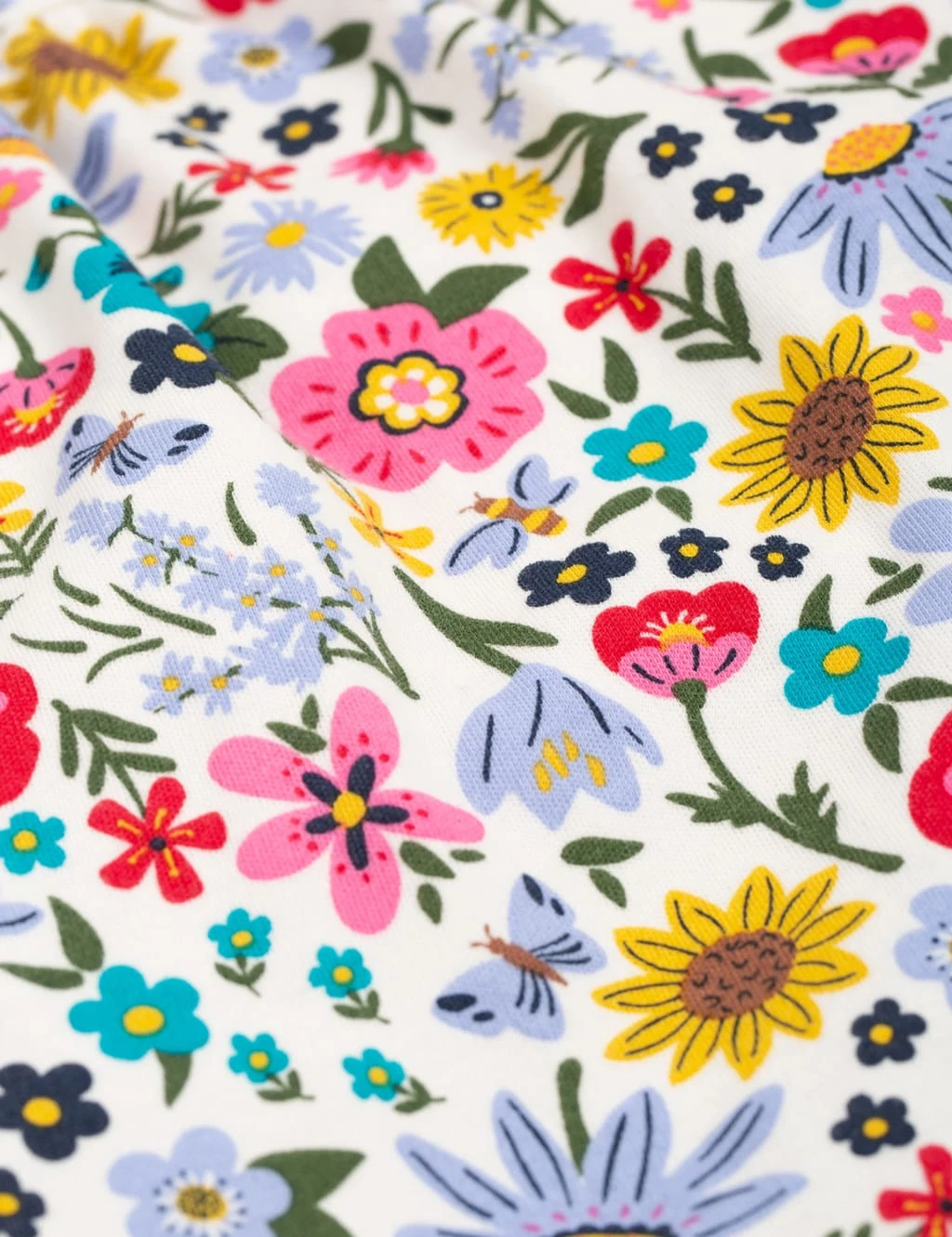 Frugi Organic Cotton Floral Dress (0-5 Yrs) 3 Frugi Organic Cotton Floral Dress (0-5 Yrs) - Image 3