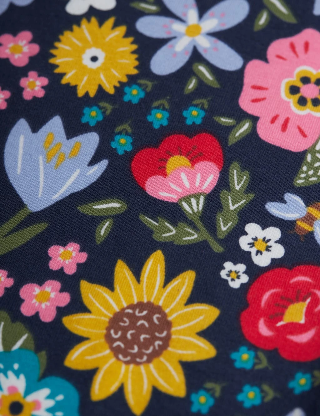 Frugi Cotton Rich Floral Flare Dress 3 Frugi Cotton Rich Floral Flare Dress - Image 3