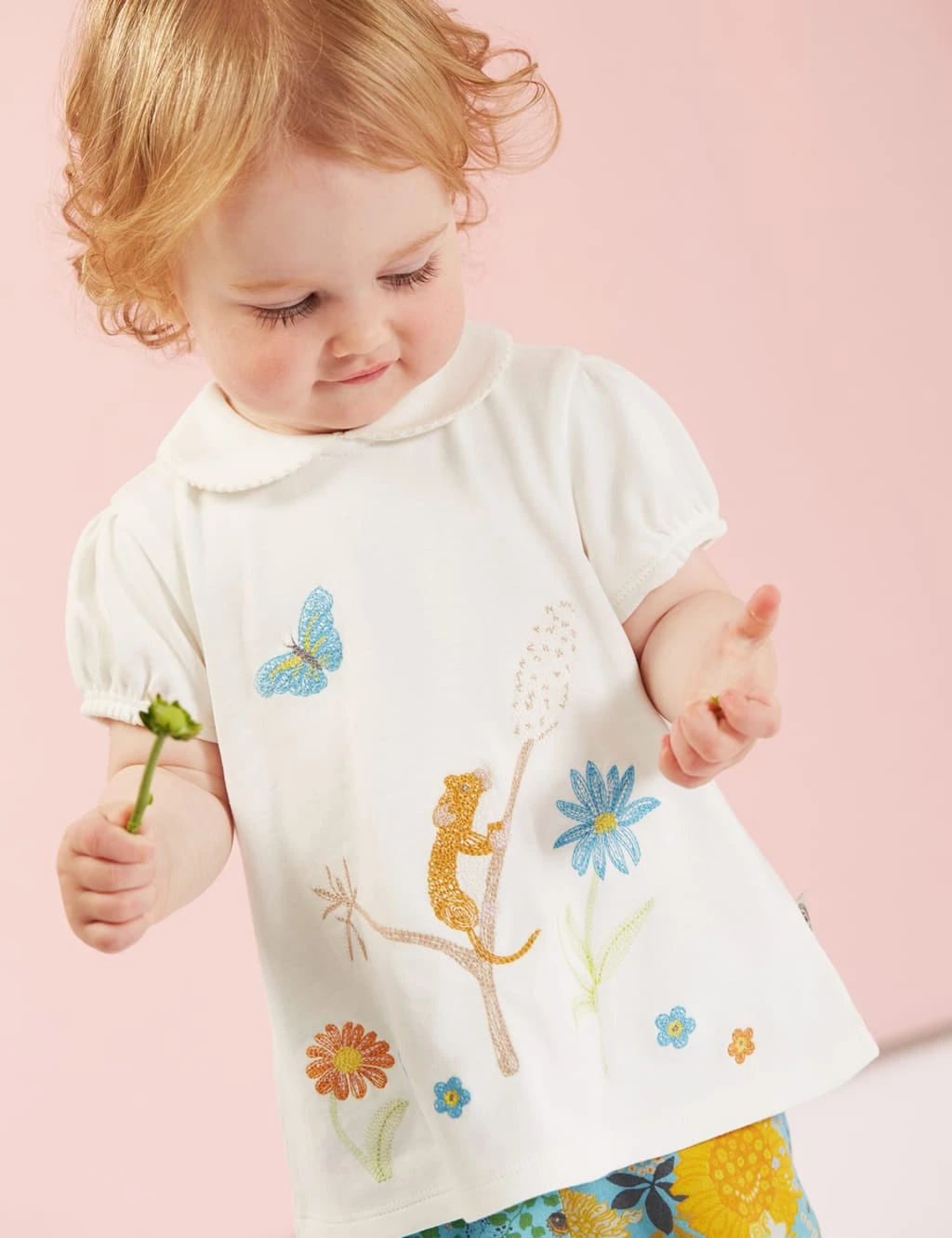 Frugi Organic Cotton Carlie Collar T-Shirt (0 Mths - 5 Yrs) 3 Frugi Organic Cotton Carlie Collar T-Shirt (0 Mths - 5 Yrs) - Image 3