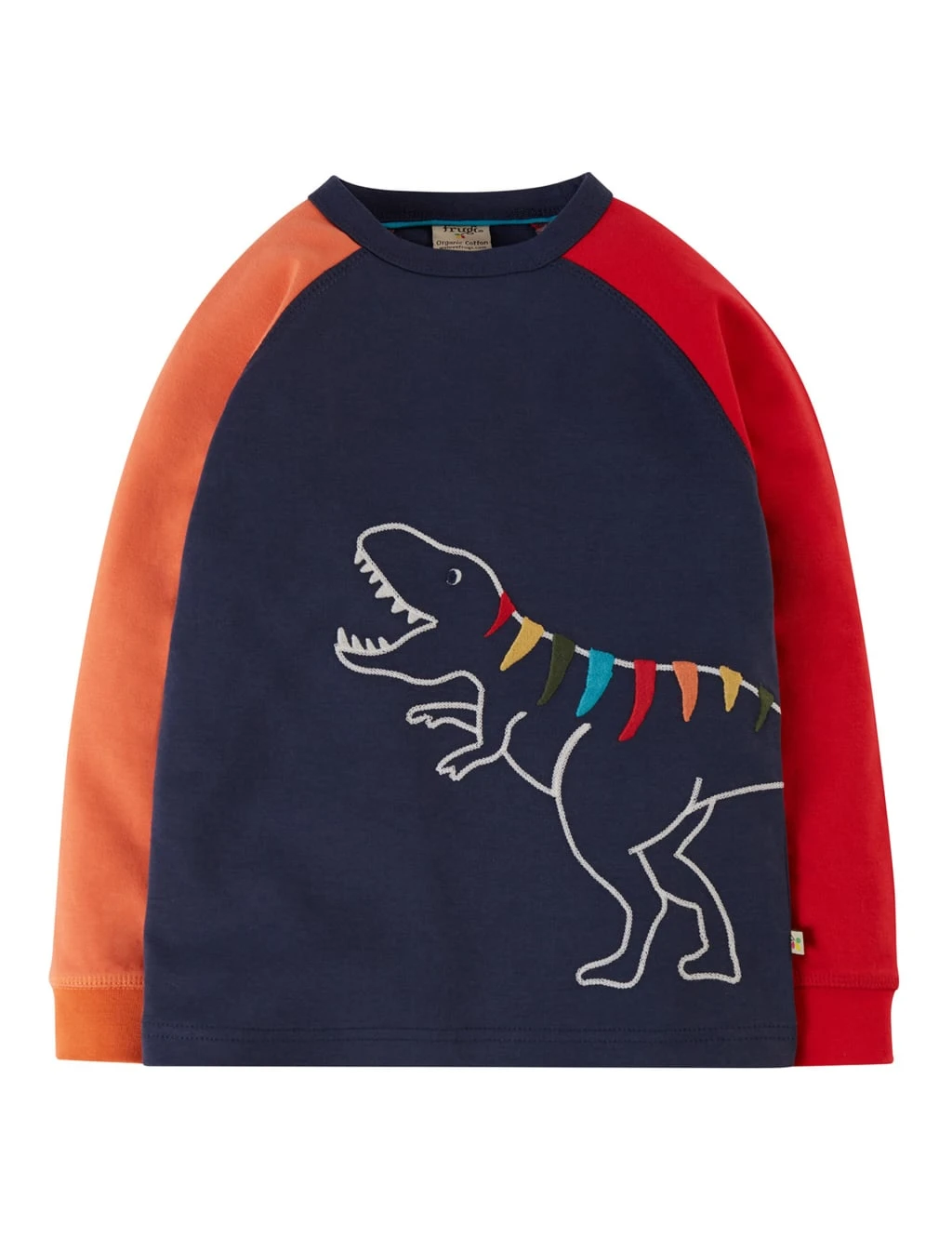 Frugi Organic Cotton Dinosaur T-Shirt (1.5-8 Yrs) 1 Frugi Organic Cotton Dinosaur T-Shirt (1.5-8 Yrs)