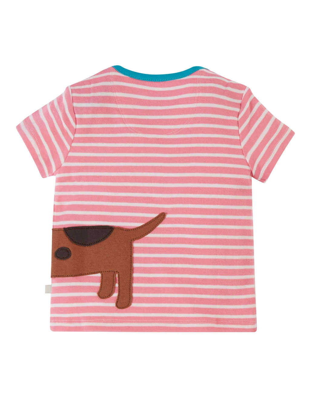 Frugi Organic Cotton Striped Animal T-Shirt (0-5 Yrs) 2 Frugi Organic Cotton Striped Animal T-Shirt (0-5 Yrs) - Image 2