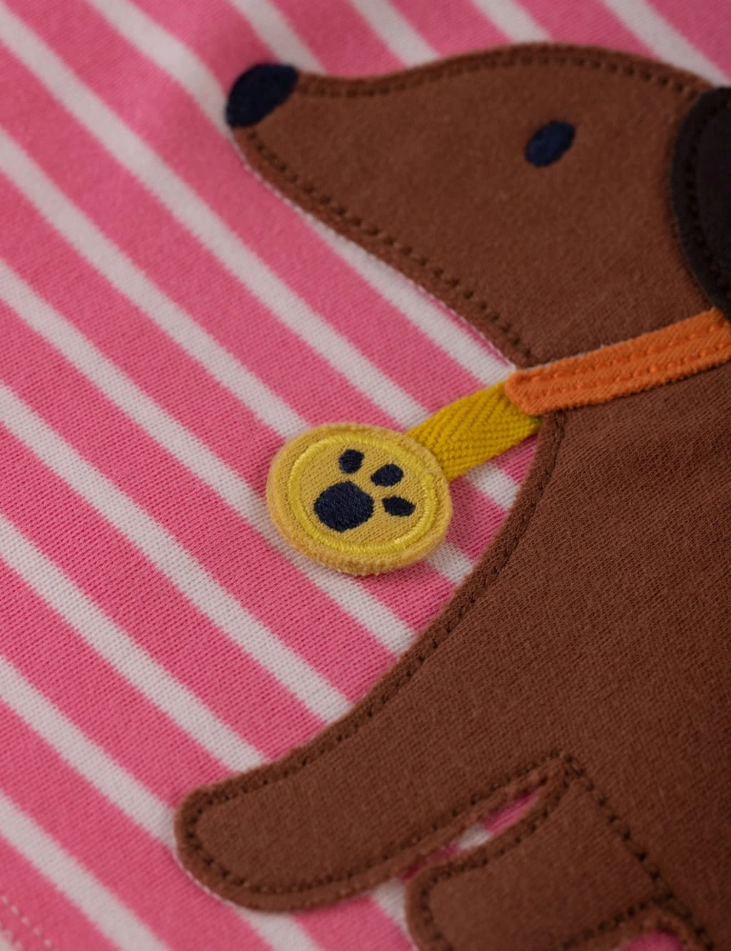 Frugi Organic Cotton Striped Animal T-Shirt (0-5 Yrs) 3 Frugi Organic Cotton Striped Animal T-Shirt (0-5 Yrs) - Image 3