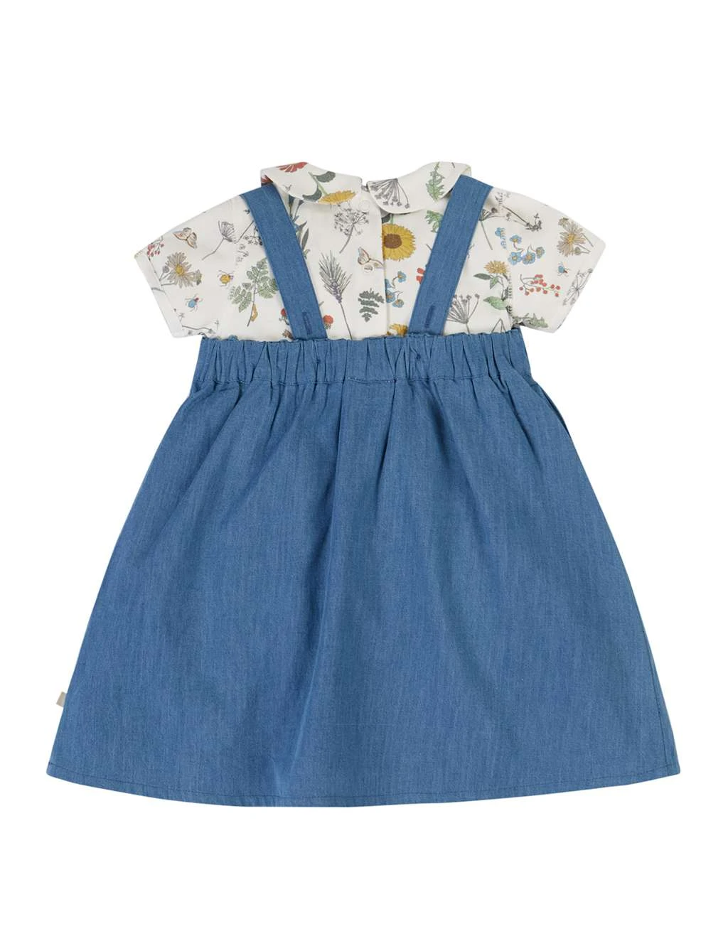 Frugi 2pc Organic Cotton Floral Outfit (0-4 Yrs) 4 Frugi 2pc Organic Cotton Floral Outfit (0-4 Yrs) - Image 4