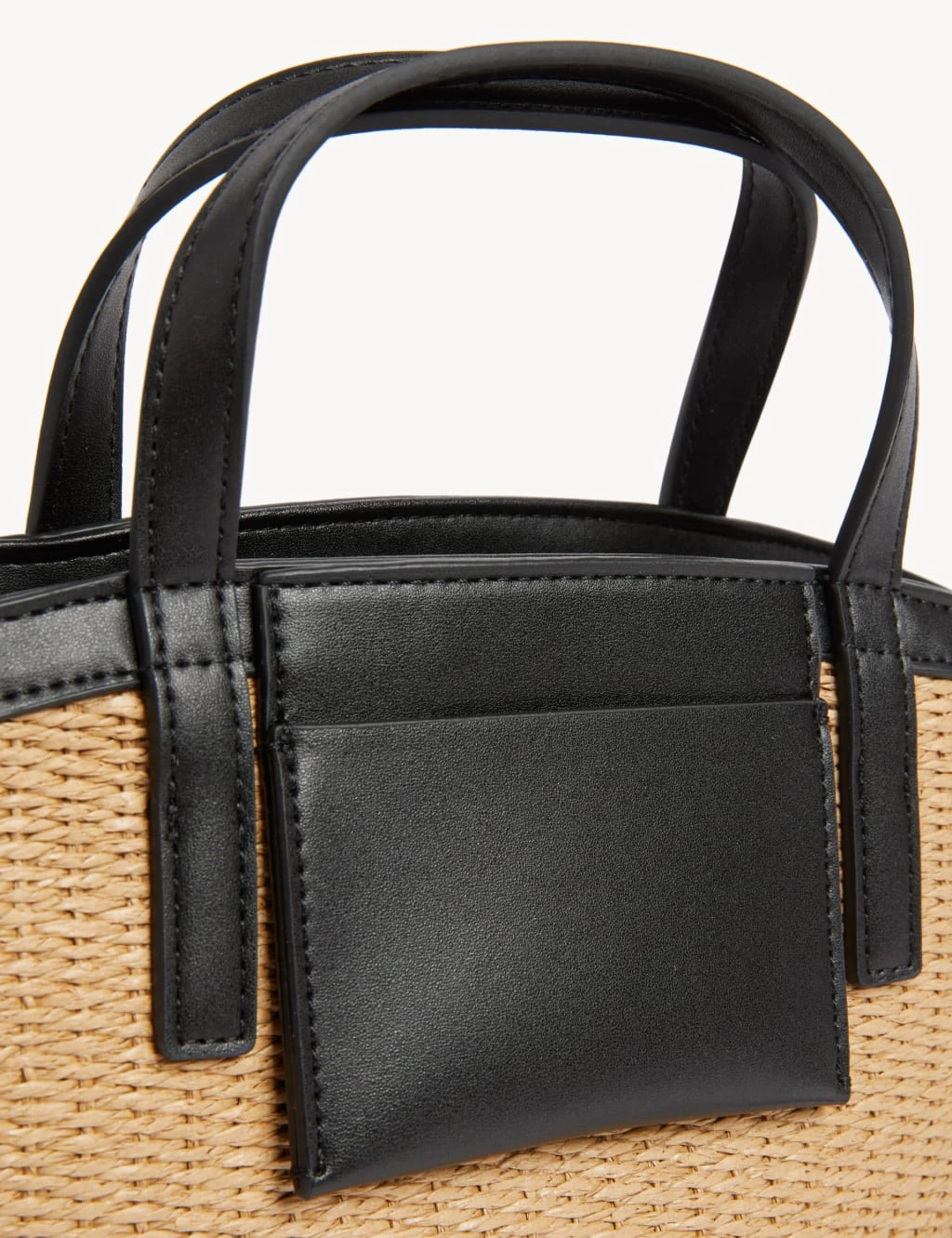 Straw Grab Tote Bag 2 Straw Grab Tote Bag - Image 2