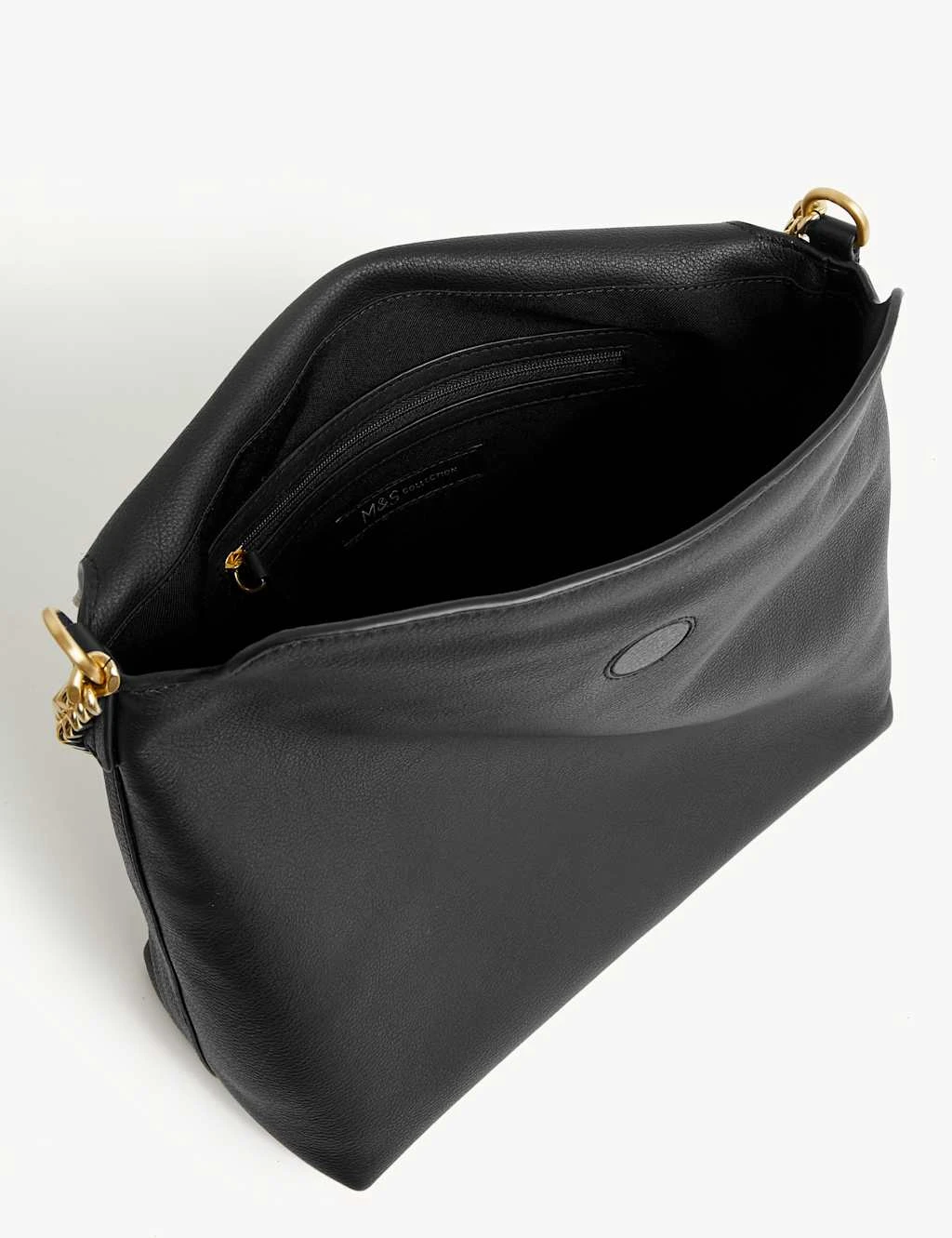 Leather Chain Strap Shoulder Bag 3 Leather Chain Strap Shoulder Bag - Image 3