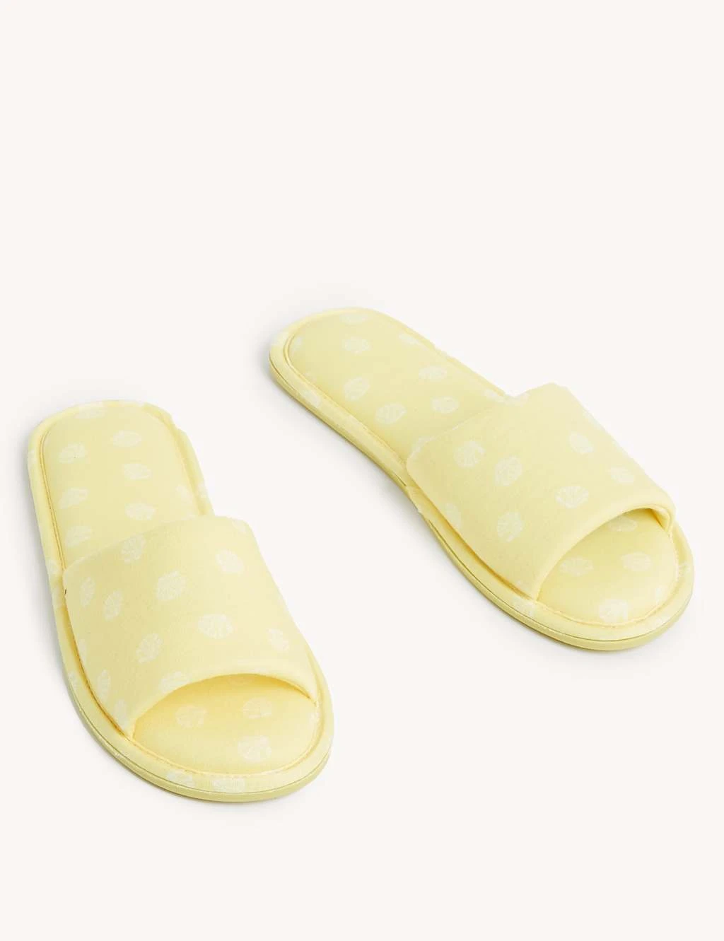 Shell Print Open Toe Mule Slippers 2 Shell Print Open Toe Mule Slippers - Image 2