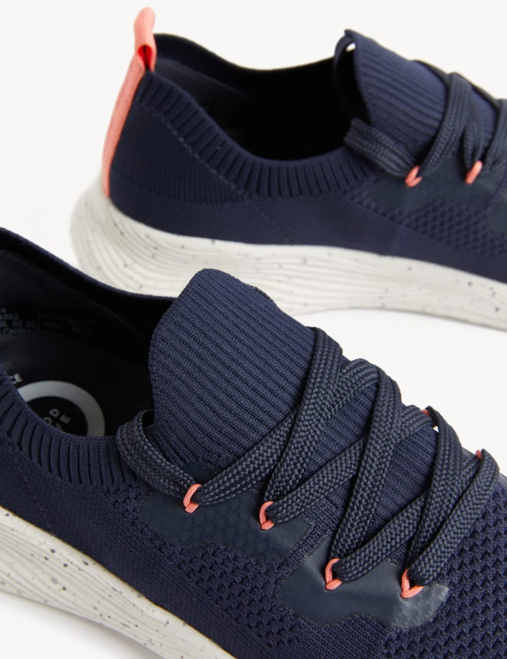 Knitted Lace Up Trainers 3 Knitted Lace Up Trainers - Image 3