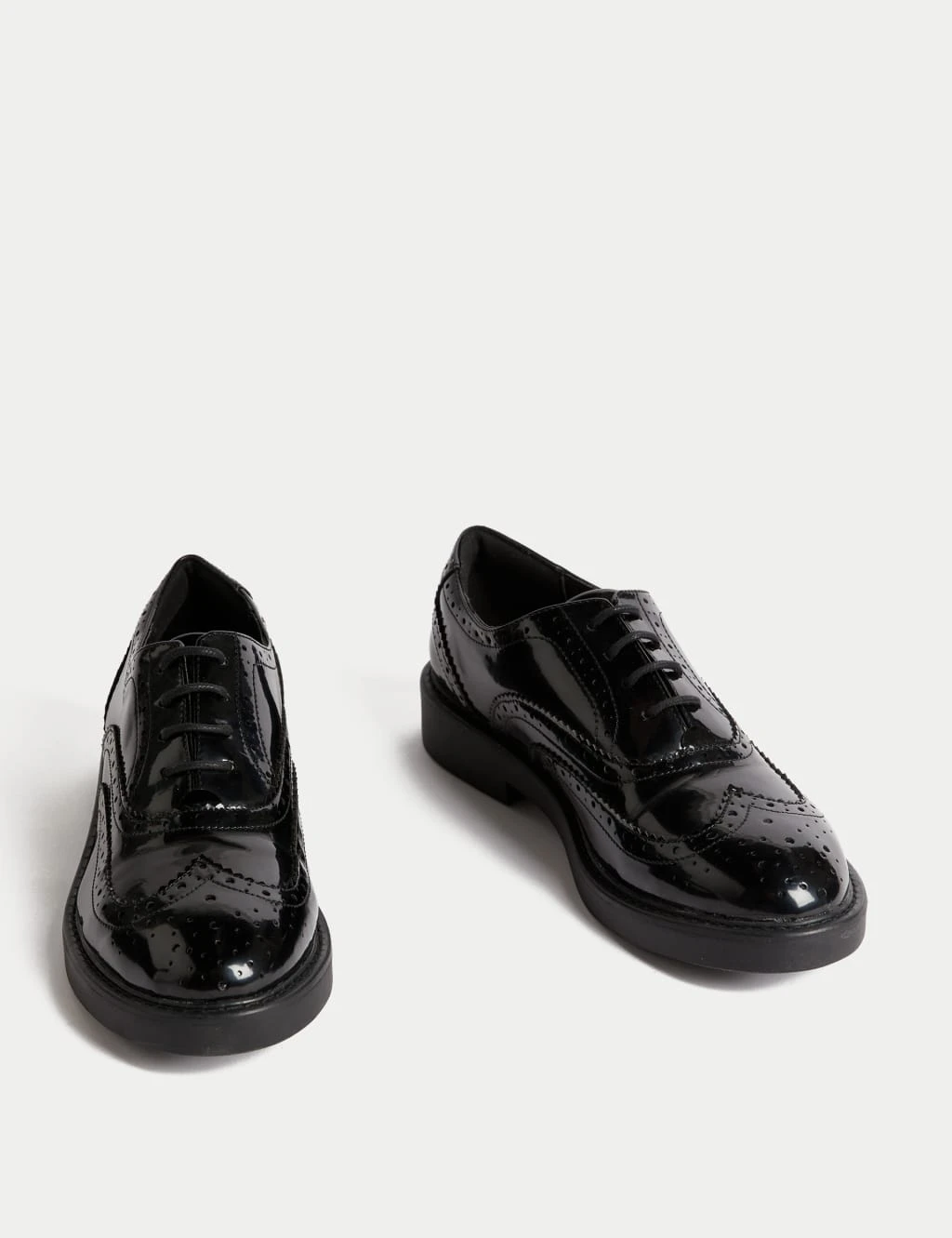 Patent Lace Up Brogues 2 Patent Lace Up Brogues - Image 2