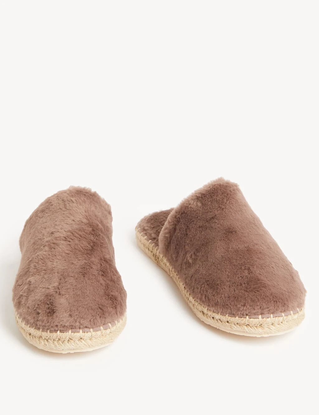 Faux Fur Mule Slippers 2 Faux Fur Mule Slippers - Image 2