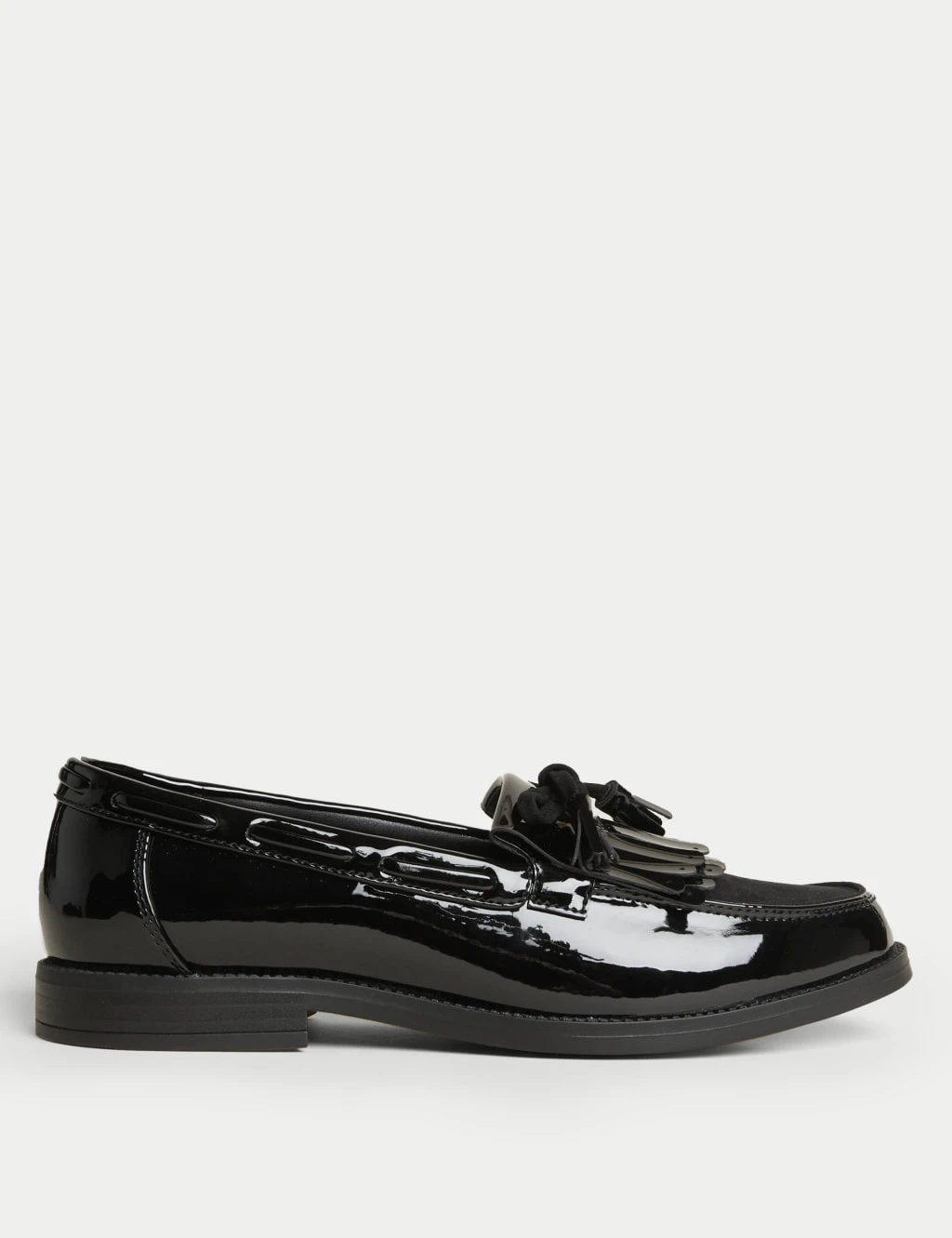 Patent Tassel Bow Loafers 1 Patent Tassel Bow Loafers