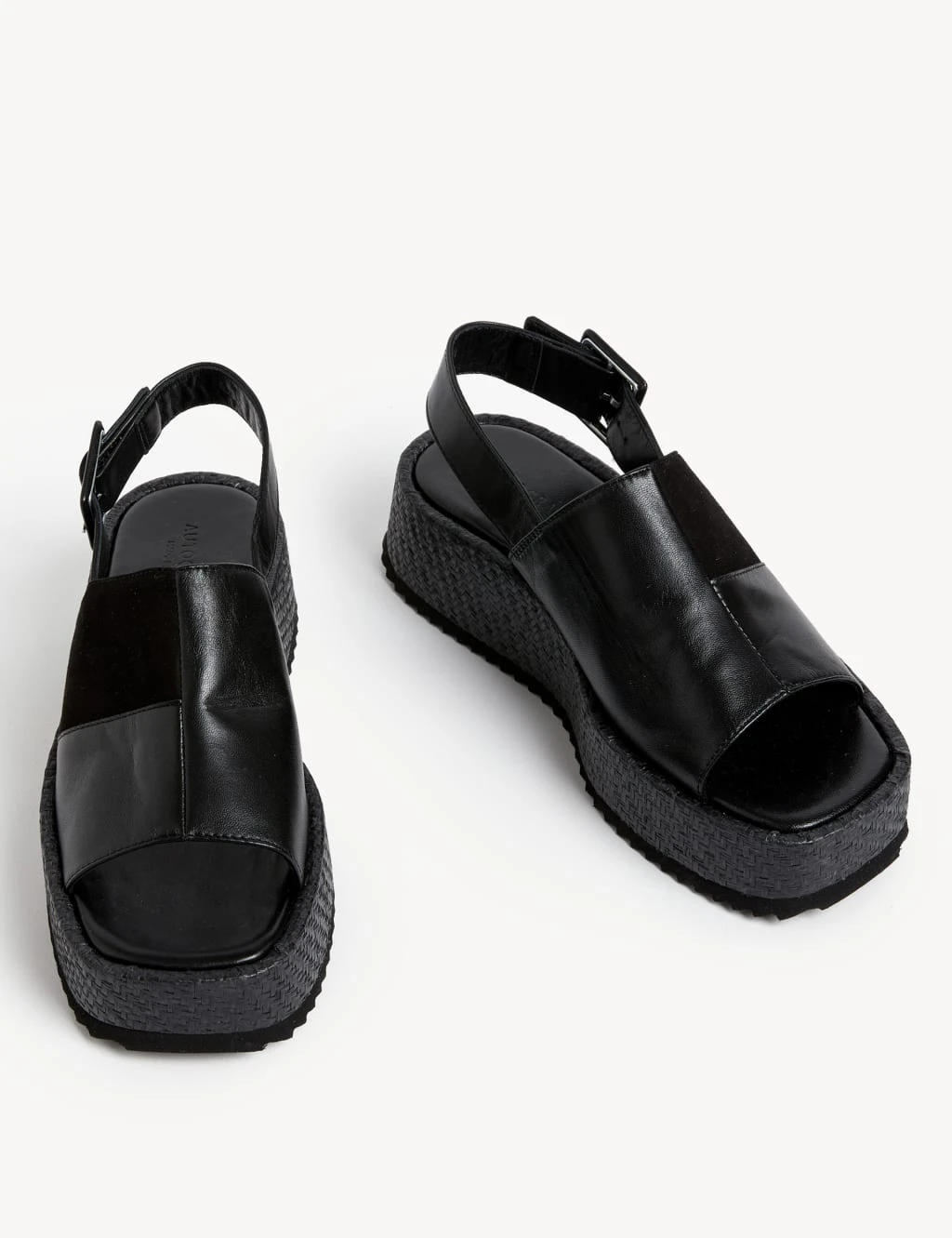 Leather Buckle Flatform Sandals 2 Leather Buckle Flatform Sandals - Image 2