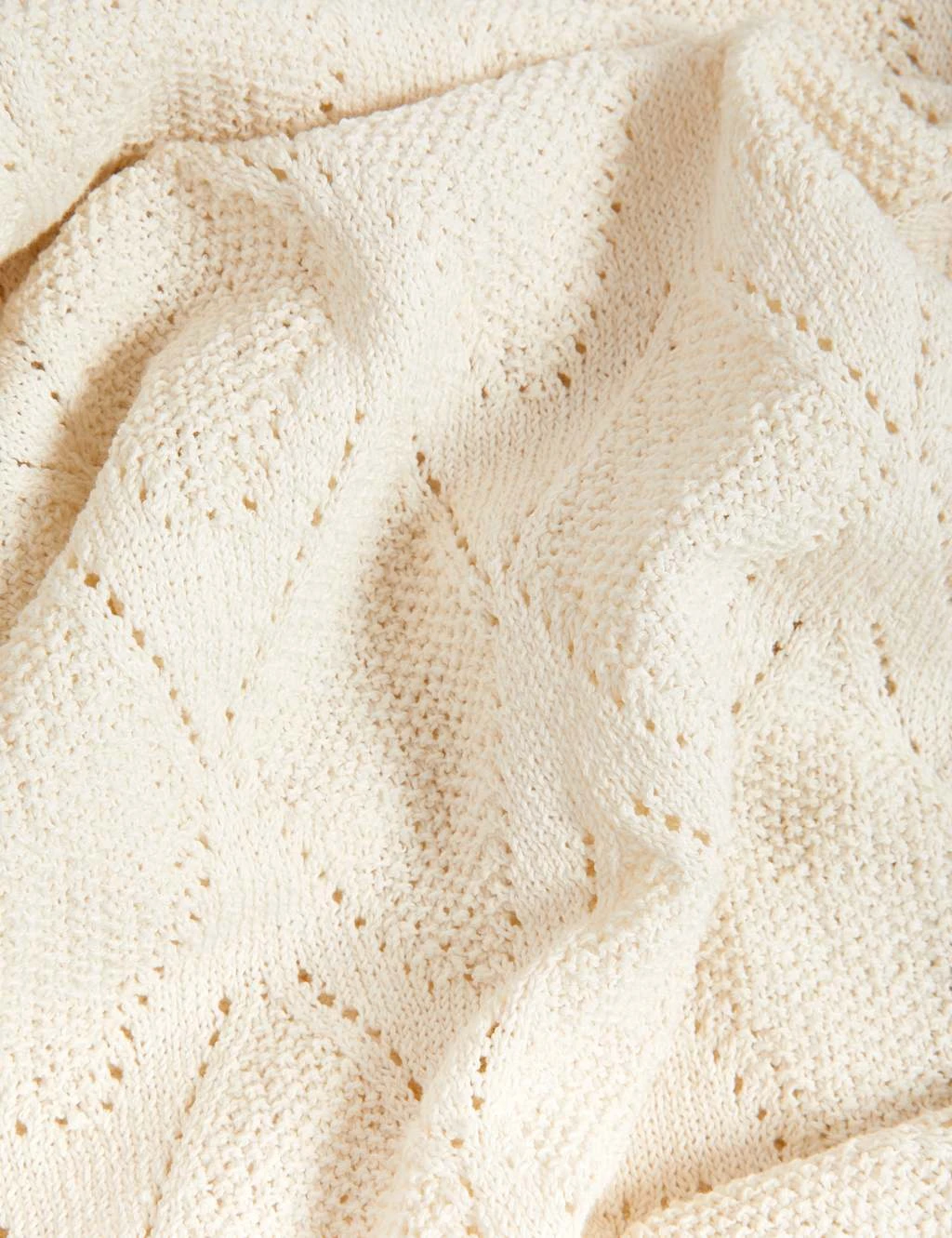 Cotton Rich Textured V-Neck Knitted Dress 6 Cotton Rich Textured V-Neck Knitted Dress - Image 6