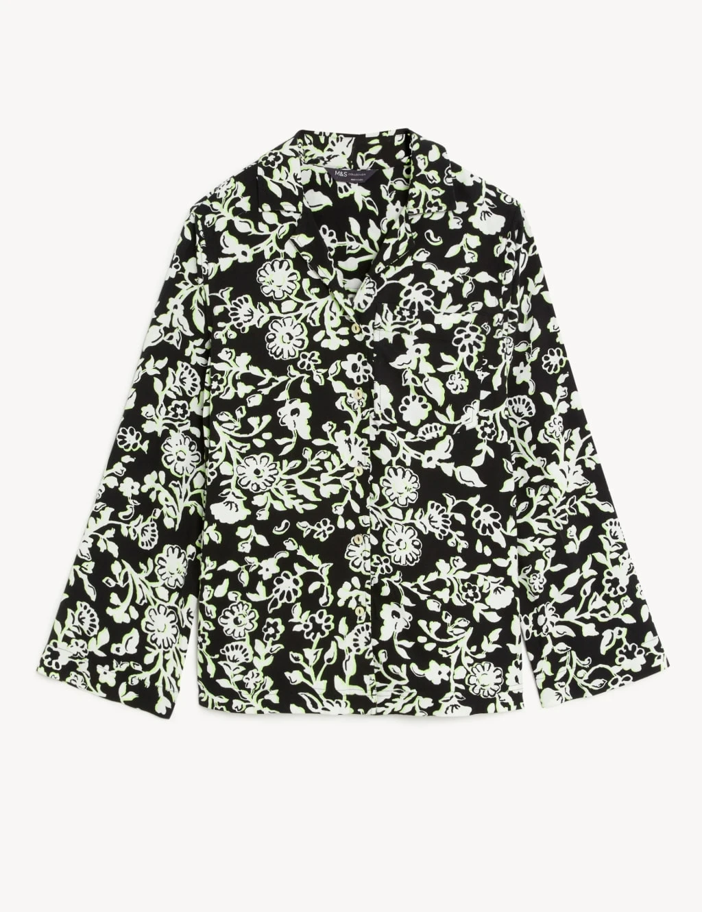Floral Collared Relaxed Shirt 6 Floral Collared Relaxed Shirt - Image 6