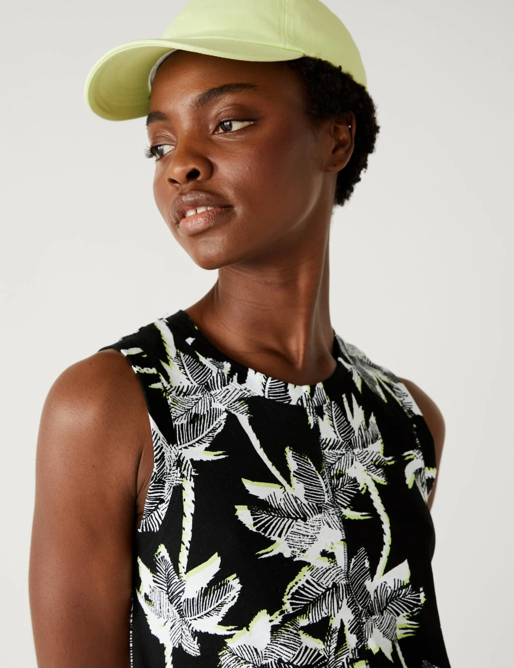 Pure Cotton Printed Midaxi T-Shirt Dress 3 Pure Cotton Printed Midaxi T-Shirt Dress - Image 3