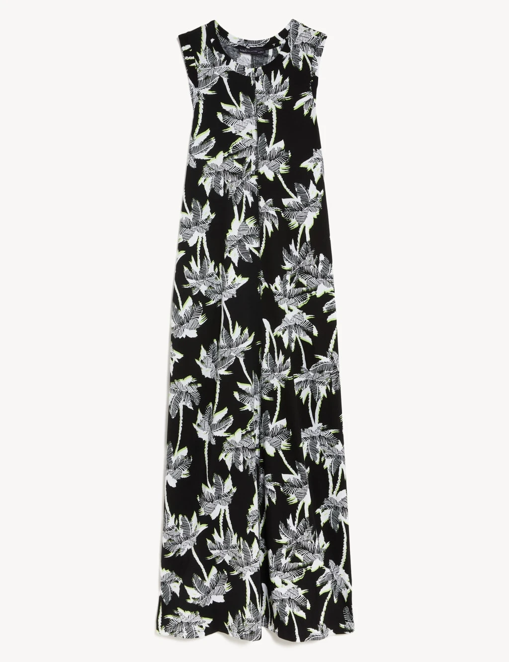 Pure Cotton Printed Midaxi T-Shirt Dress 2 Pure Cotton Printed Midaxi T-Shirt Dress - Image 2