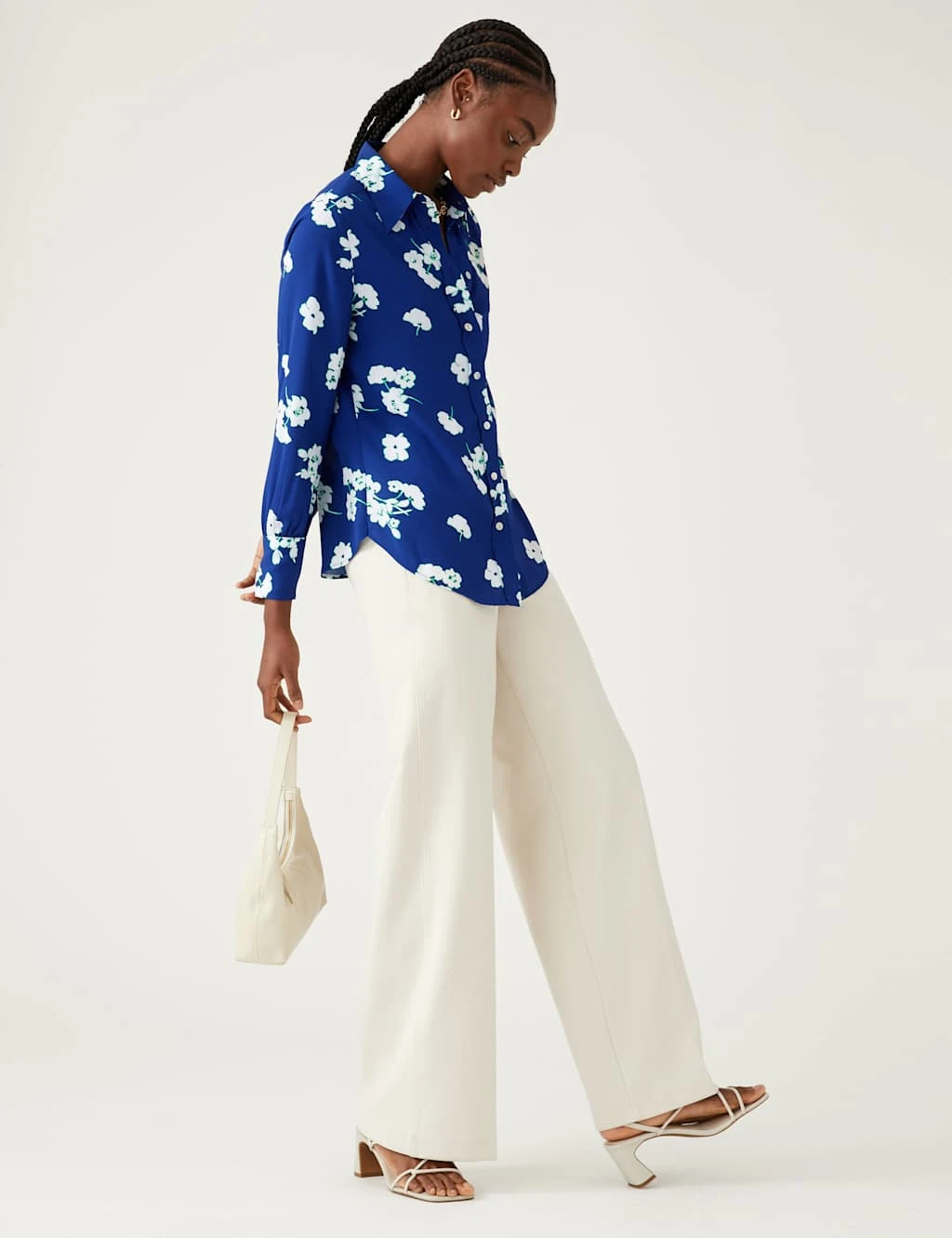 Printed Collared Long Sleeve Shirt 4 Printed Collared Long Sleeve Shirt - Image 4