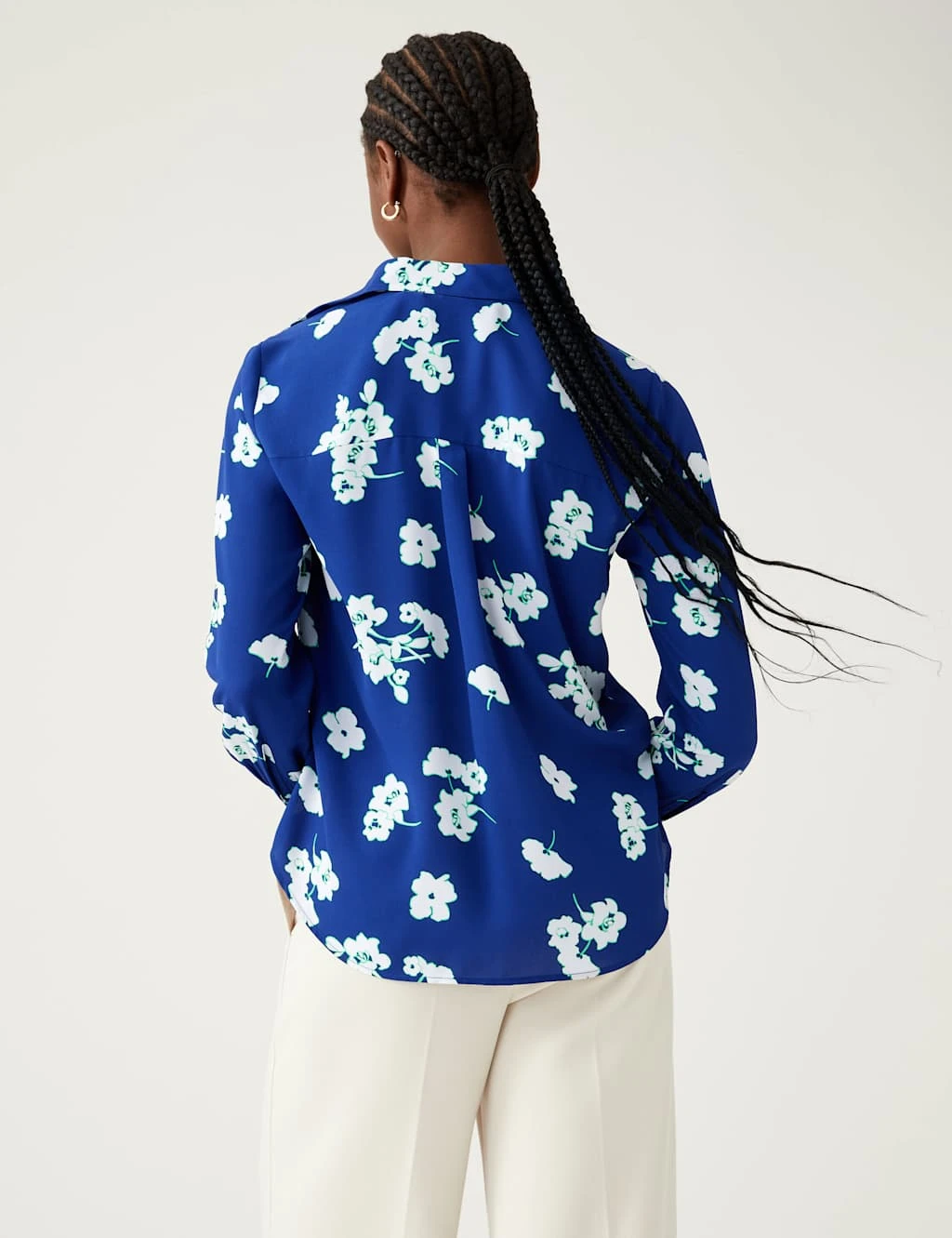 Printed Collared Long Sleeve Shirt 5 Printed Collared Long Sleeve Shirt - Image 5