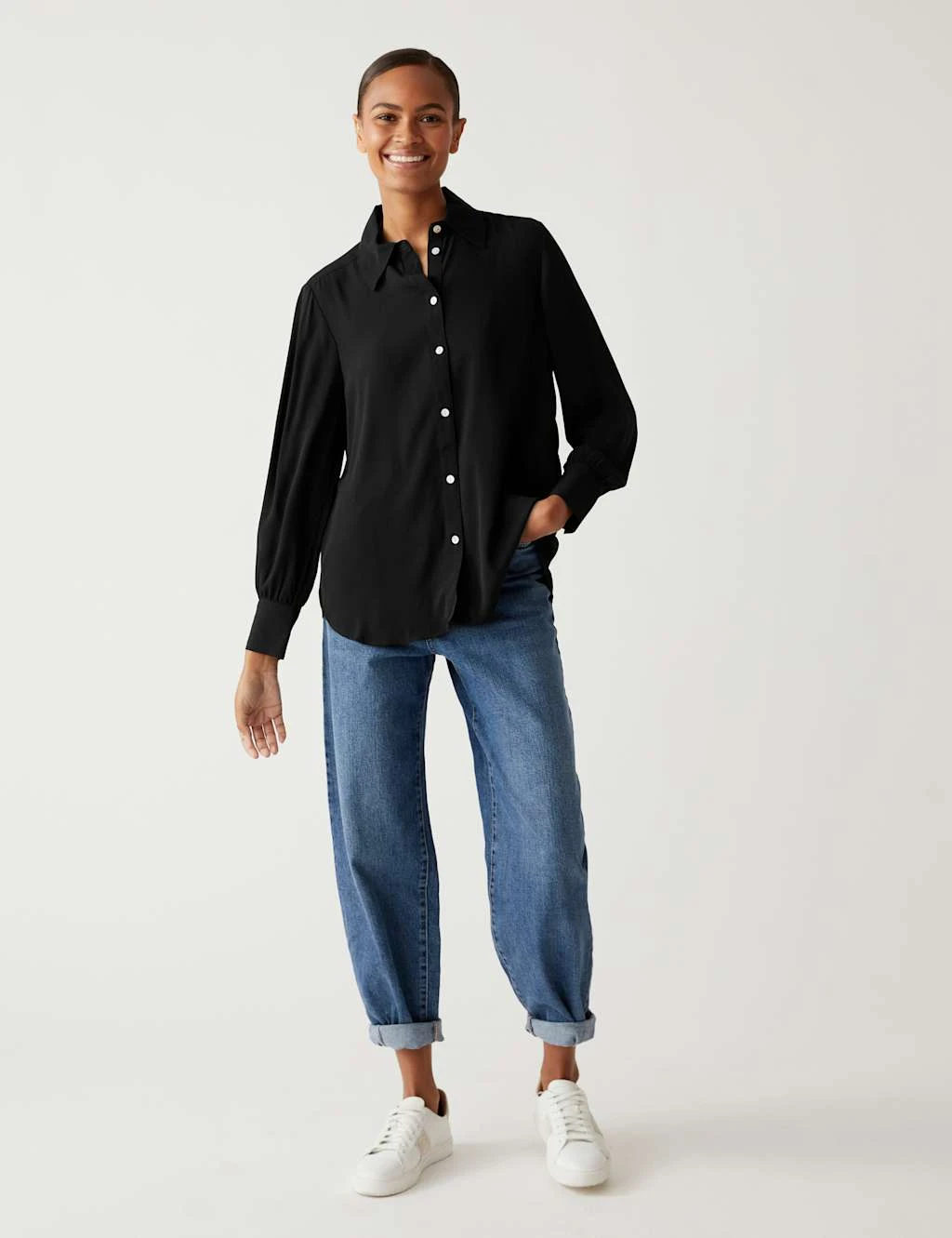 Collared Long Sleeve Shirt 3 Collared Long Sleeve Shirt - Image 3