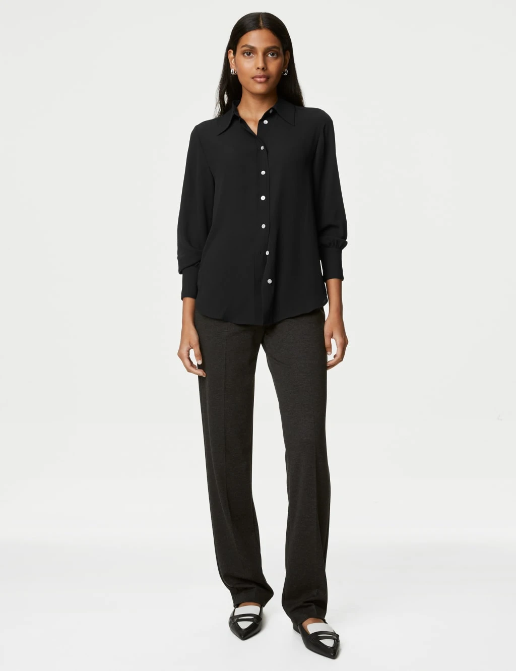 Collared Long Sleeve Shirt 1 Collared Long Sleeve Shirt